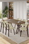 Hanah Home Axton - Atlantic Pine, Chrome
